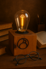 Cedar Cube Lamp