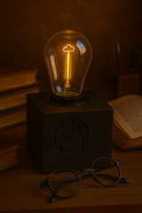 Cedar Cube Lamp
